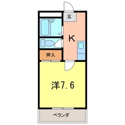 ハイツサンクリスタルの物件間取画像